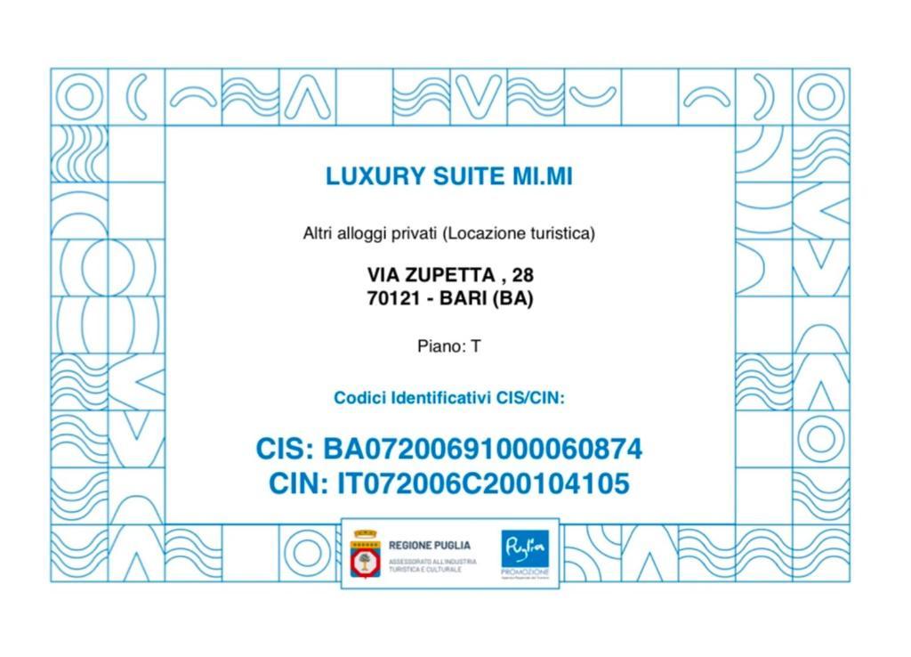 Luxury Suite Mimi Барі Екстер'єр фото